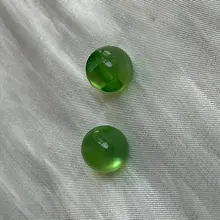 緑色の旗袍ボタン【円形・珠飾り】