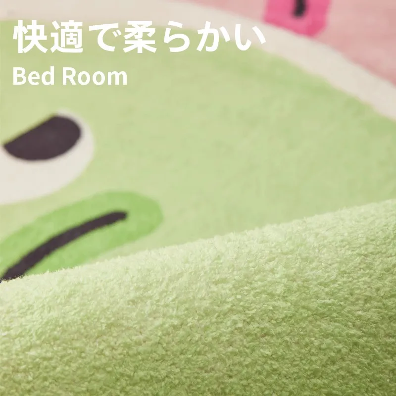 TipToe マルチカラーラグ：寝室・リビング向けのカジュアルデザインフロアマット
