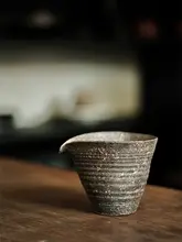 中華風 陶泥製 茶杯【赤貧シリーズ・均一デザイン】