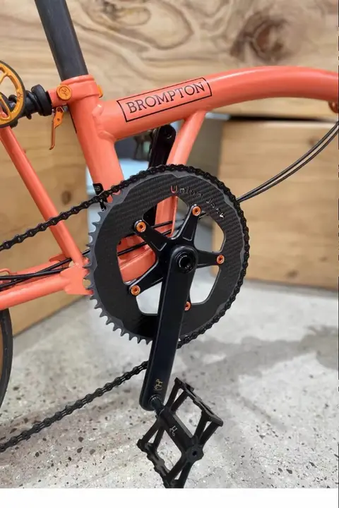 折りたたみ自転車用クランク歯車【中空一体型・BB30対応】