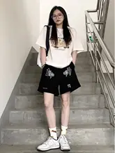 アメリカンスタイルのショートパンツ【夏用・五分丈・ゆったりフィット・カジュアル】