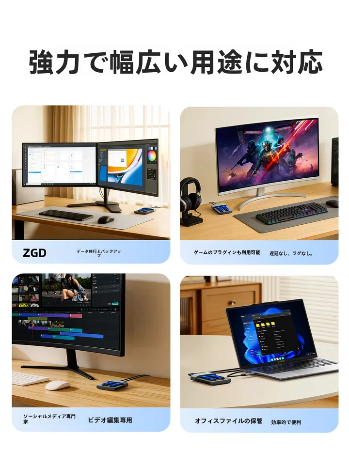 Orico M2 SSD外付けケース【高速・脱機能付き・デュアルプロトコル対応】