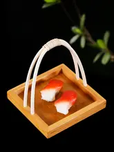 提げ手付き天ぷら盛り付け用四角皿【和風料理・小物入れにも最適】
