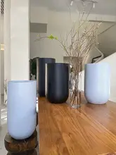 千年木スタイルのリビングフロア盆栽器【長条形・インテリア装飾用】