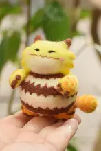 デブドラゴン キーホルダー カップルギフト ウールフェルトDIY材料キット