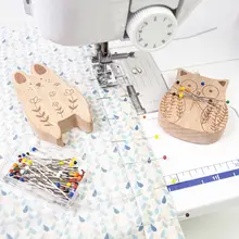 刺繍用 榉木製 磁気ピンマグネット【DIY縫製工具・実木製】
