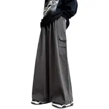 フィットコットン製ワークパンツ【ビッグポケット・ストリートスタイル・ロング丈】（セットアップ対応）