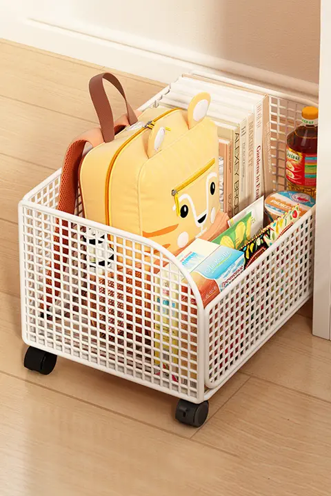 スナックやおもちゃの収納用の本収納ボックス