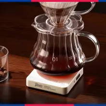 ポータブル電子コーヒースケール【スマート機能・計時機能付き・精密計量】