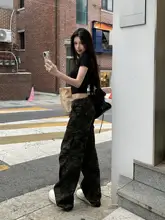 MMMOUND カモフラージュ ワークパンツ【多ポケット・春用・カジュアル・レディース】