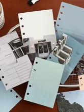 M5活用クリップボード用ノートリフィル【カラフルなA7サイズ・仕切り付き】