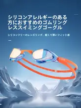 プロ用防水防曇競技用スイミングゴーグル【強光カット・穴あけ不要】