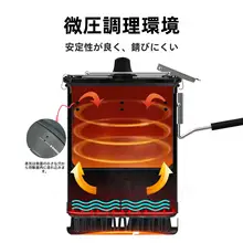 アウトドア用 マイコン式炊飯器【軽量・ハイキング・キャンプ対応・蒸し料理可能】