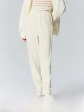 レディースシンプルテーパードパンツ【冬用・コーデュロイ・スリット付き・スリムフィット】