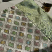 伝統的な壮族刺繍の布トートバッグ【新中式デザイン・大容量・通勤用】