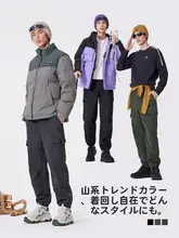 Camel 防水加工のフリース裏地付きワークパンツ【男女兼用・秋冬用・ハイキング】（セットアップ対応）