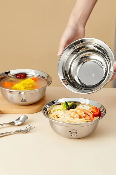 食品グレード316ステンレス製ボウル【子供用・大人用・保温スープボウル・家庭用食器】