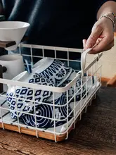 収納バスケット アイアン ヴィンテージ 雑貨風 卓上 一人暮らし 本 フルーツ 小物