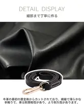 牛革製 中型・大型犬用リード【金毛・ボーダーコリー・ハスキー対応】