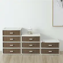 多段プラスチック引き出し収納ボックス【衣類整理・デスクトップ収納】
