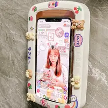 浴室用防水スマホスタンド【壁掛けタイプ・収納棚付き】