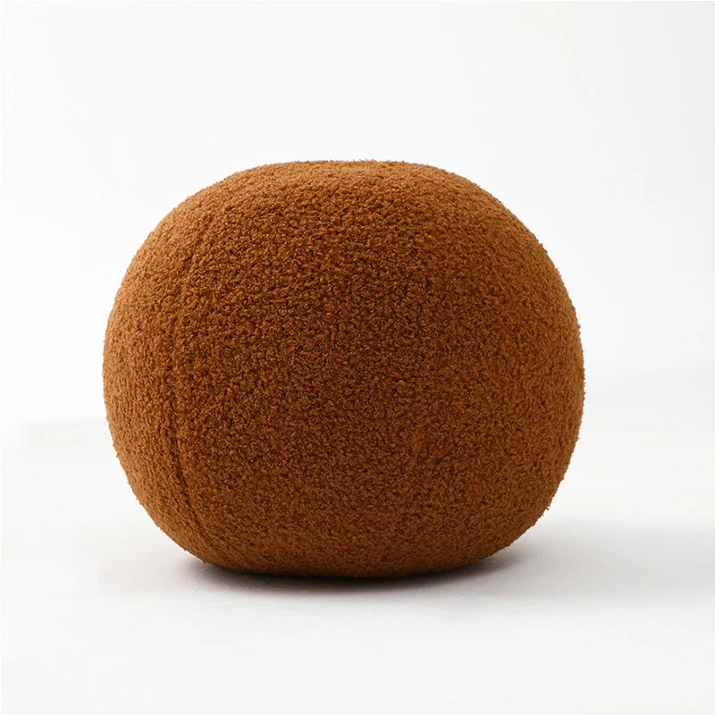 クッション 丸型 ユニークフォルム モコモコ ぬいぐるみ風 モダン シンプル 北欧風 おしゃれ インテリア