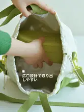 ランチバッグ 弁当袋 巾着 防水 大容量 手提げ アウトドア ピクニック キャンプ