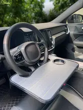 車載用ステアリングホイールテーブル【ノートパソコン・タブレット対応・コンパクトデザイン】