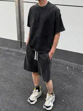 ボクシーシルエットのウォッシュ加工ショートスリーブTシャツ【アメリカンヴィンテージスタイル・フィット】