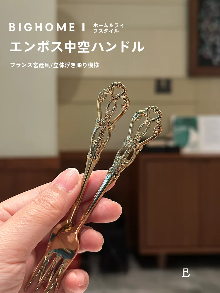 304ステンレス製デザートスプーンセット：カトラリー斜め設計の使い勝手と実際の食事シーン