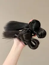 新中式デザインの低めのお団子ヘアクリップ【華やかな雰囲気・ラフなスタイル】