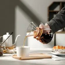 シェアポット オフィス 家庭用 厚口ガラス フィルター カフェドリップ 滴下 コーヒー器具