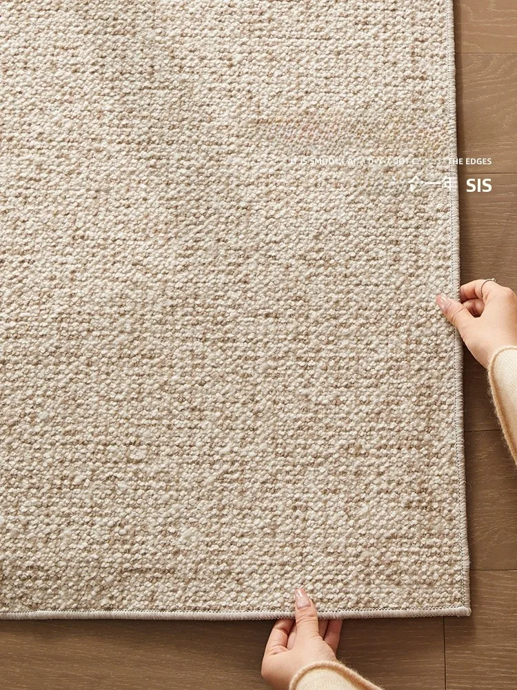 洗える二重構造のラグ【リビング用・クリーム色・高級感のあるデザイン】の実際の使い勝手とは？
