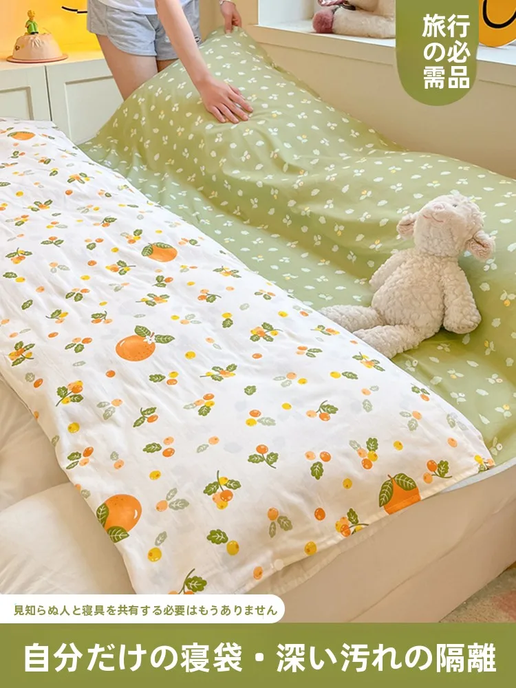 全棉防汚寝袋二人用：旅行・出張シーンでの快適な睡眠を実現