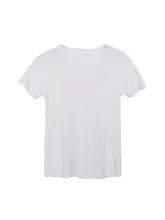 夏用 白色Tシャツ【レディース・丸首・通勤・カジュアル・ショートスリーブ】