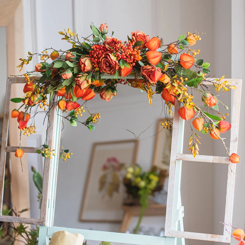 デザイナーの花束スタイルのアートフラワー：欧式風のリビング装飾アレンジメント