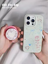 スマホケース iPhone18 Pro 17 Pro 16 対応 手紙柄 ラインストーンハート 手描き カートゥーン MagSafe対応 キュート 個性的 トレンド 「dokdatdap」