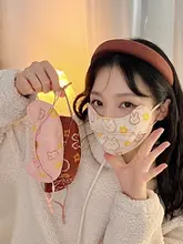冬用ニット保温マスク【通気性・自転車用・可愛いデザイン・女性向け】