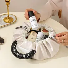 旅行に便利！使い捨て洗面用具セット【抽出ひも付き・化粧ポーチ】