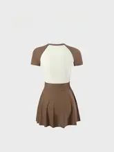 女性用 ビッグサイズワンピース水着【ユニークデザ  イン・プール用】