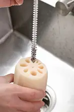 乳房用ボトル・水筒・ストロー専用清掃ブラシ【不锈鋼製・細長デザイン】