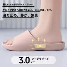 足弓サポートのマッサージサンダル【防滑・浴室用・夏用・男女兼用・静音EVA素材】