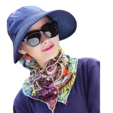 レディースゴルフハット【大きなつば・UVカット・通気性・夏用】
