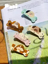 春夏用カラフルヘアクリップ【アセテート製・可愛いダックビルデザイン・インスタ風】