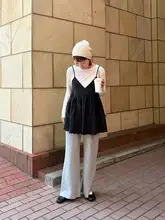 刺繍入りキャミソール【重ね着対応・春夏用】