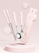 携帯カトラリー 箸 スプーン 3点セット 収納ケース付き キッズ 男の子 女の子 小学生 通学 一人用