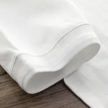 アメリカンヴィンテージ ハードコットンTシャツ【ホワイト・260G・ヘンリーネック・メンズ・短袖】