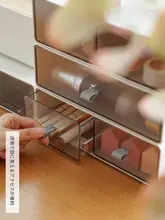 デスク上可重ね式引き出し収納ボックス【シンプルデザイン・多層・化粧台用】