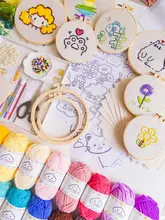 子供向け DIY 刺繍キット【ハンドメイド・初心者向け・布製】