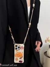 マグネット吸着のトースト型スマホケース【ショルダーストラップ付き・調整可能】